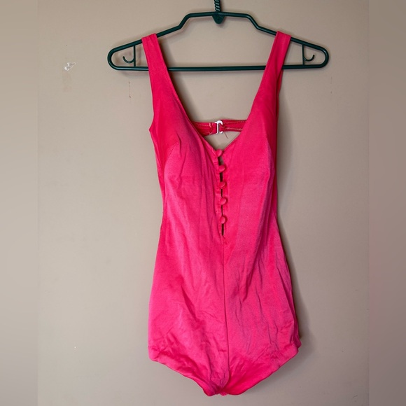 Sears 60’s-70’s vintage bathing suit - size 12/34 - pink - Picture 1 of 12
